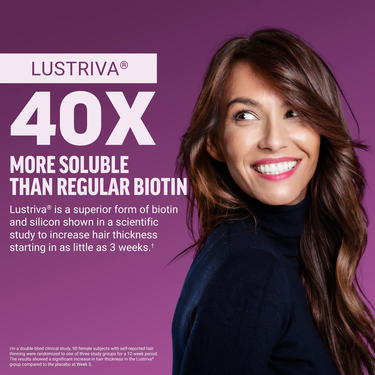 Force Factor Hair Growth Accelerator Soft Chews with Lustriva